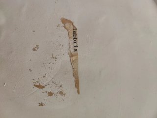 Piatto Ceramica Vintage Calabria Altorilievo