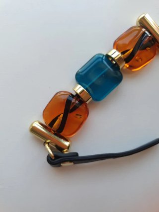 Pulsera Bimba y Lola Naranja y Azul