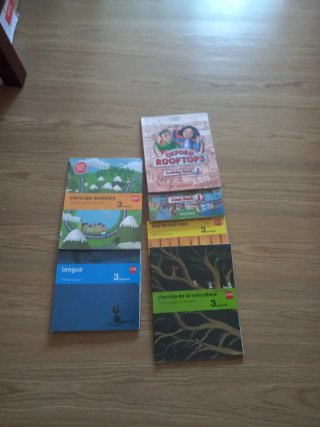 Libros de texto. Tercero de primaria.