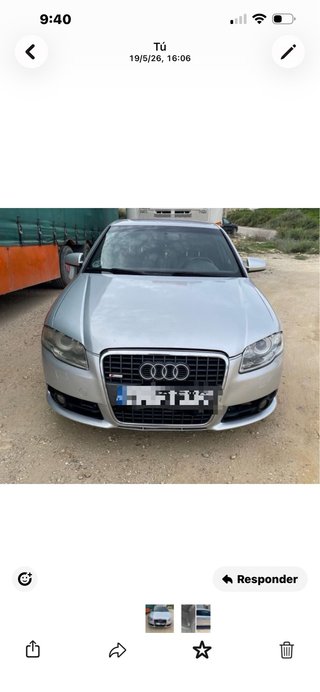 Audi A4 con aceite y filtros cambiados
