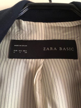 Americana de punto marca Zara Azul Marino Talla L