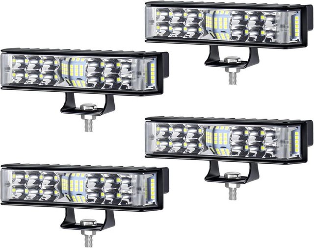 FXLPOWER 4Pcs Focos LED 102W 270° IP65 Vehículos