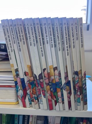 Libros infantiles de la colección de Teo