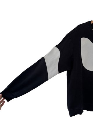 Adidas Originals Retro Black and Grey Sweatshirt M
