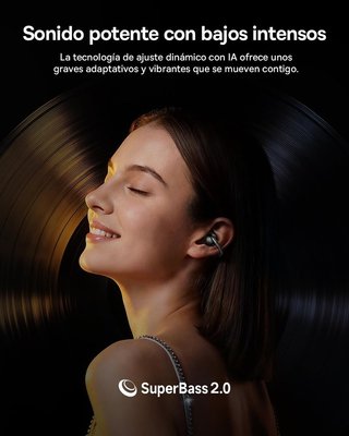 BASEUS MC2 Air Auriculares Abiertos Bluetooth 6.0