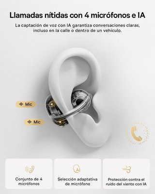 BASEUS MC2 Air Auriculares Abiertos Bluetooth 6.0