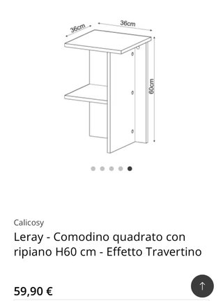 Tavolini simil marmo travertino