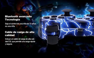 AUFGLO Retro Gaming Controller for PS3
