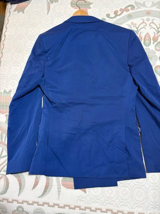 Traje azul graduación