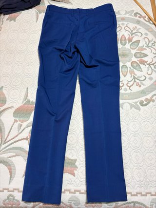 Traje azul graduación