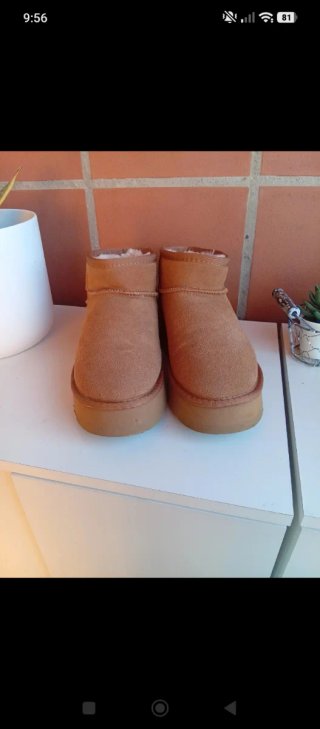 Botines UGG plataforma marrones talla 40
