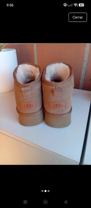Botines UGG plataforma marrones talla 40