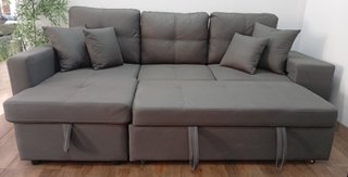 Sofá Cama Chaiselong, "Poufs", Arcon, ¡Oferta!