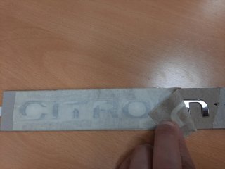 Insignia Citroën adhesiva