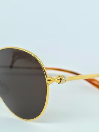 Cartier Vintage Antares Gold Occhiali Da Sole