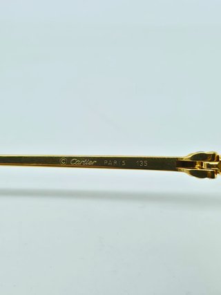 Cartier Vintage Antares Gold Occhiali Da Sole