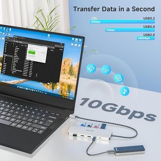 WAVLINK Estación acoplamiento para laptop