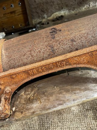 Urge Embutidora Antigua de Hierro Fundido
