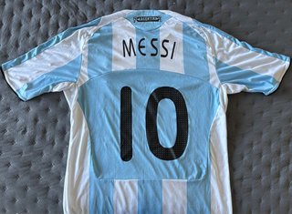Camiseta Original Argentina Retro Messi Adidas