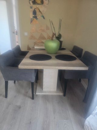 Mesa extensible madera