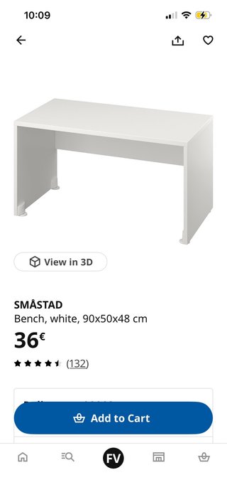 Mueble Smastad Ikea 3x Blanco