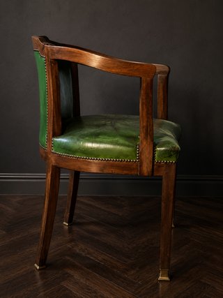 Poltrona Club Inglese in Pelle Stile Ralph Lauren