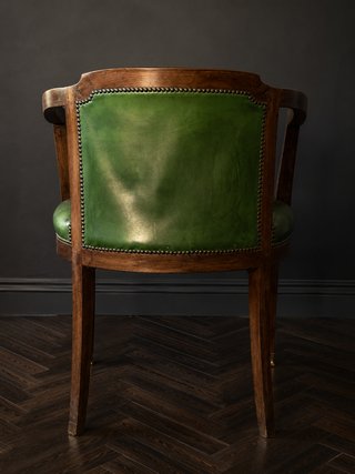 Poltrona Club Inglese in Pelle Stile Ralph Lauren