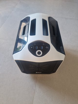 Caja PC Gaming Mini ITX Corsair Blanca/Negra