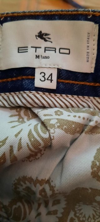 Jeans Etro Uomo Blu