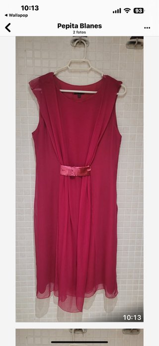 Vestido fiesta rosa/rojo