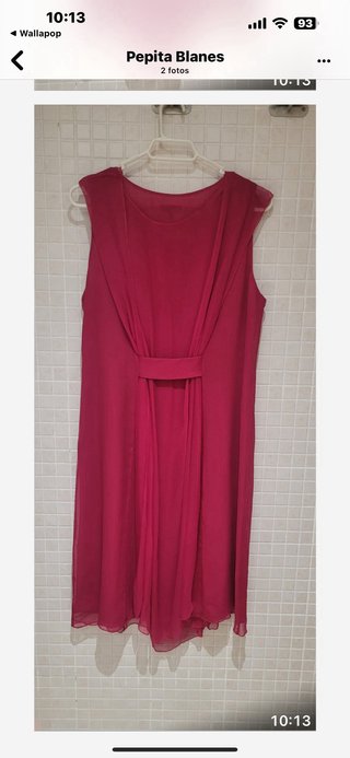 Vestido fiesta rosa/rojo
