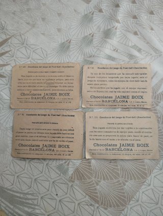 Cromos antiguos de fútbol