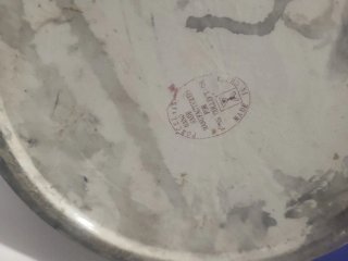 Macetero de cerámica con diseño