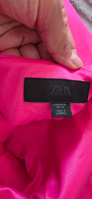 Vestido rosa tirantes con foro interior