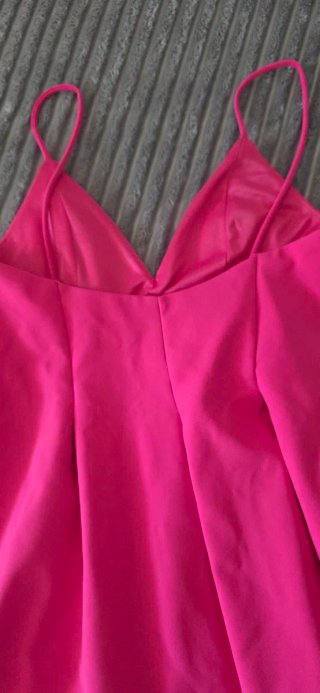Vestido rosa tirantes con foro interior