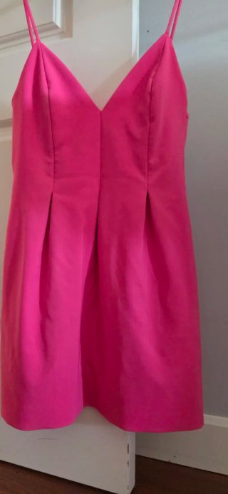 Vestido rosa tirantes con foro interior