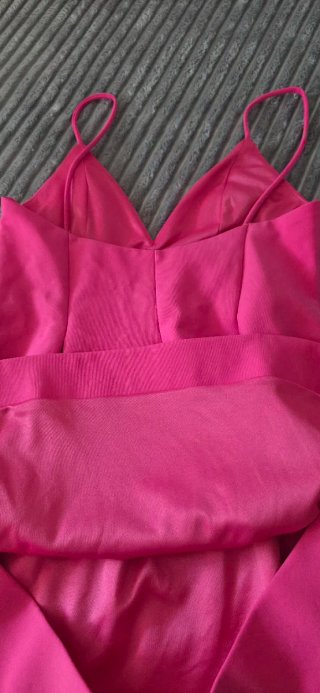 Vestido rosa tirantes con foro interior
