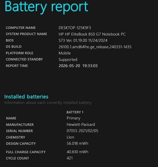 HP EliteBook 850 G7 i7 32GB RAM 512GB SSD