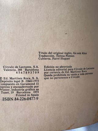 Pregúntale a Alicia (1973)