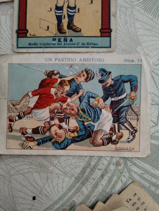 Cromos antiguos de fútbol