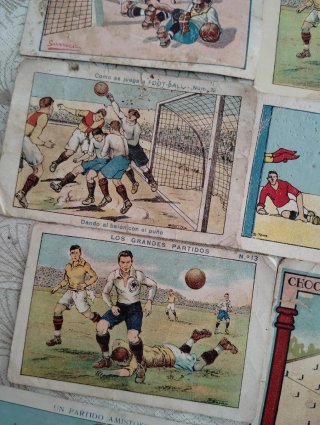 Cromos antiguos de fútbol
