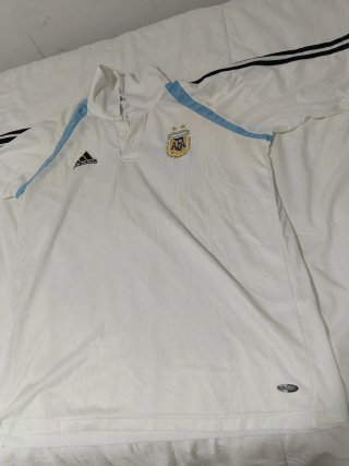 Polo Adidas Retro Argentina Blanco