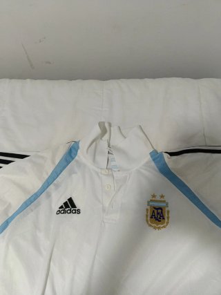 Polo Adidas Retro Argentina Blanco