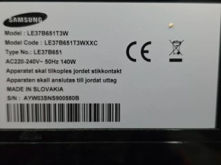 Samsung LE-37B651 LCD 37 Full HD TV