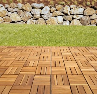 36 Baldosas Madera Exterior 31cm
