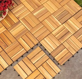 36 Baldosas Madera Exterior 31cm