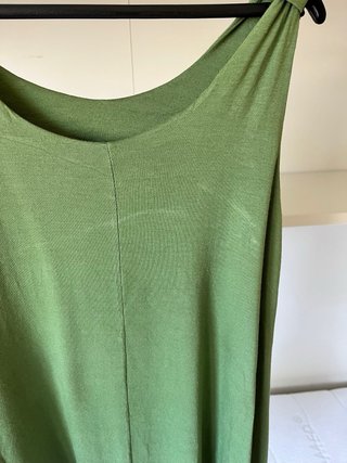 Abito estivo donna verde senza maniche