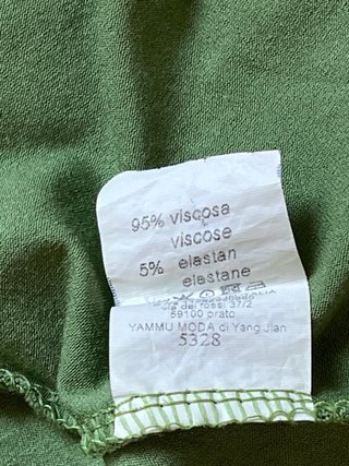 Abito estivo donna verde senza maniche