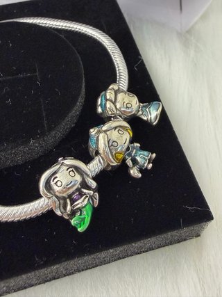Charm Pandora Princesas Disney Colgante Plata s925