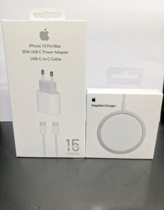Cargador iPhone 15 16 Pro Max Magsafe y USB-C